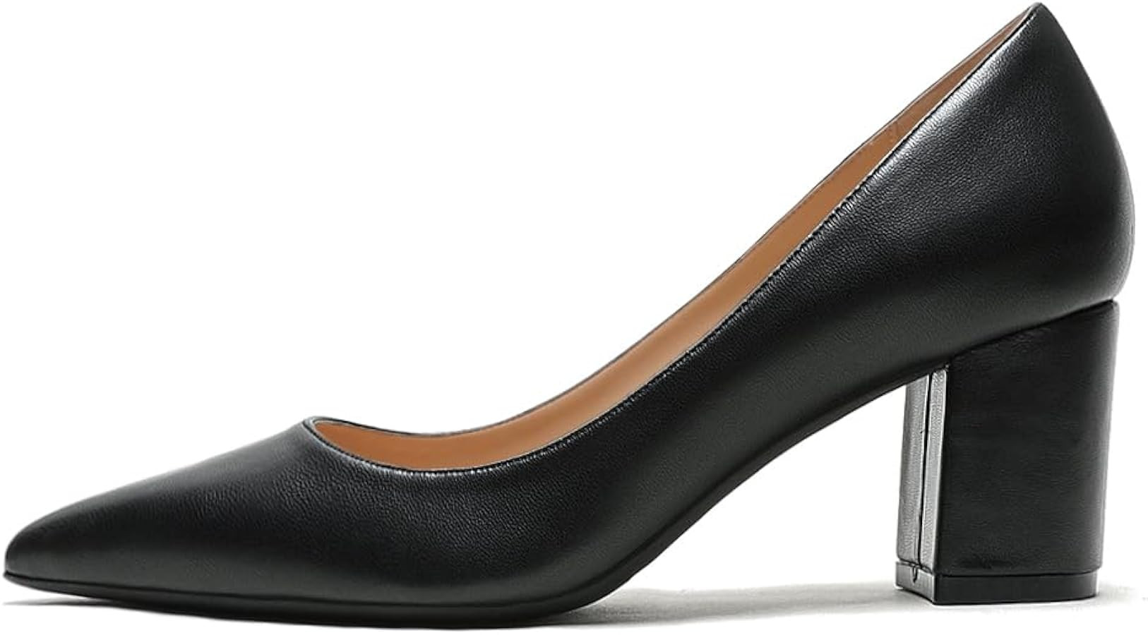 JOY IN LOVE Pumps for Women Chunky Heels Comfortable Block Heel Work Dress Pump Shoes | Amazon (US)