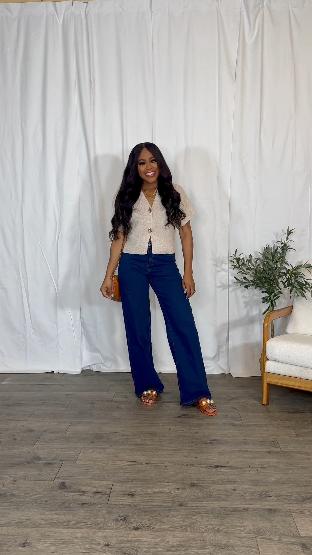 I am 5'4" wearing a small in the top and jeans. I love the comfort of the jeans and they aren't restricting. I went with my normal size in the sandals. 




spring outfit, resort style top, spring sandals, summer sandals, resort style sandals, brown crossbody bag, high waisted jeans, comfortable jeans, neutral spring outfit, spring outfit 2026

#LTKootd