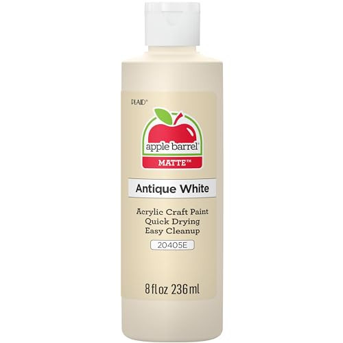 Apple Barrel Acrylic Paint in Assorted Colors (8 Ounce), J20405 Antique White- Pack of 1 | Amazon (US)