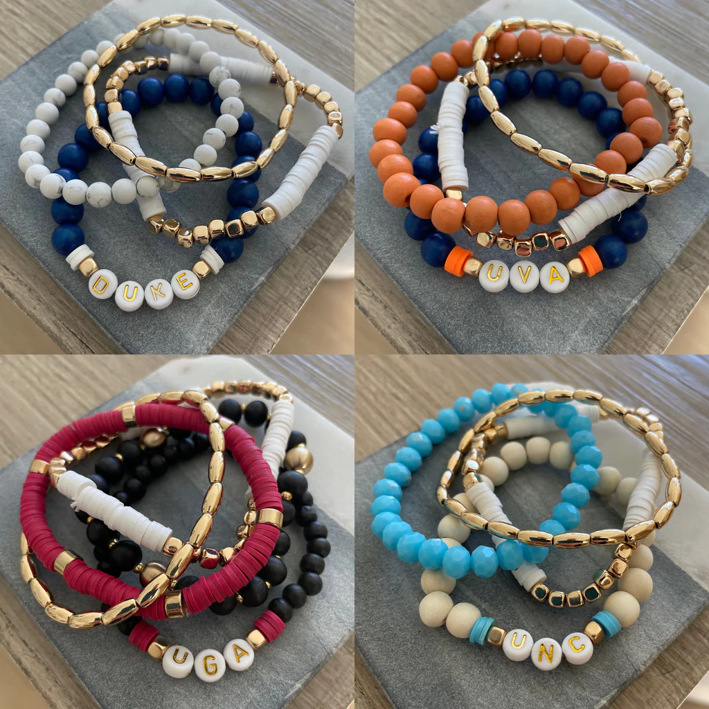 College Bracelet Bundles (choose any college or high school) | Erin McDermott Jewelry