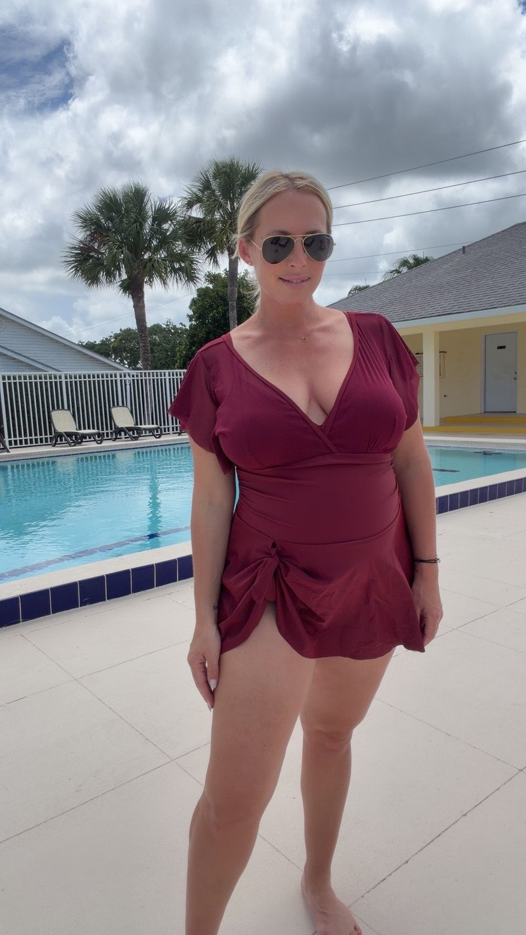 Swimwear dress. SHEIN. 24 weeks pregnant

#LTKBump #LTKSeasonal #LTKSwim