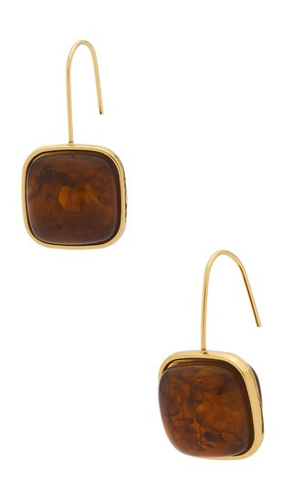Indira Earrings in Gold &amp; Ttort | Revolve Clothing (Global)