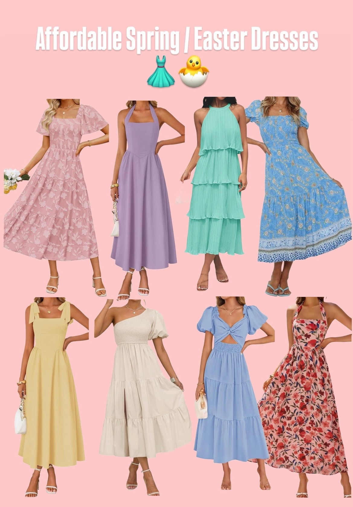 Affordable maxi & midi spring dresses! Various vibrant colors and prints! Would make pretty Easter dress options 

#LTKootd #LTKgrwm #LTKSpringSale