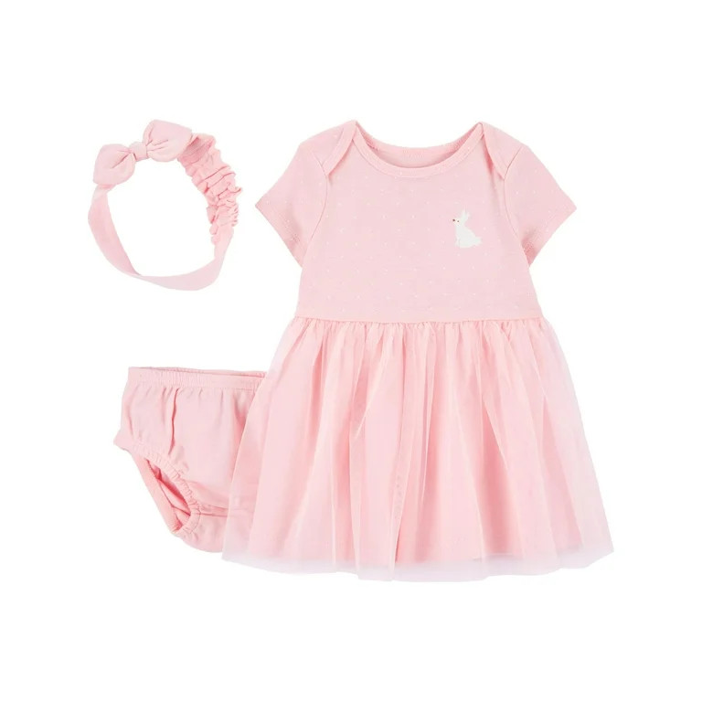 Carter's Child of Mine Baby Girl Easter Dress Set, 3-Piece, Sizes Preemie-12 Months | Walmart (US)