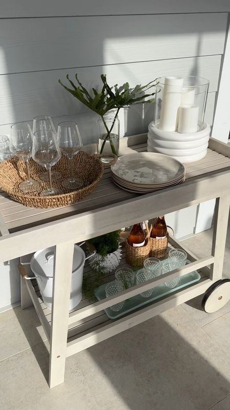 a Mother’s Day gift I’m going to love all year long 🤭 | how perfect is this outdoor bar cart, stocked with rosé and all my favorite outdoor hosting items, it’s going to get lots of use this summer 🥂

save + share for outdoor inspo 🌷
#outdoorliving #outdoordesign #outdoordining #barcart #outdoorfurniture #alfresco #porchdecor 

#LTKSeasonal #LTKSaleAlert #LTKHome