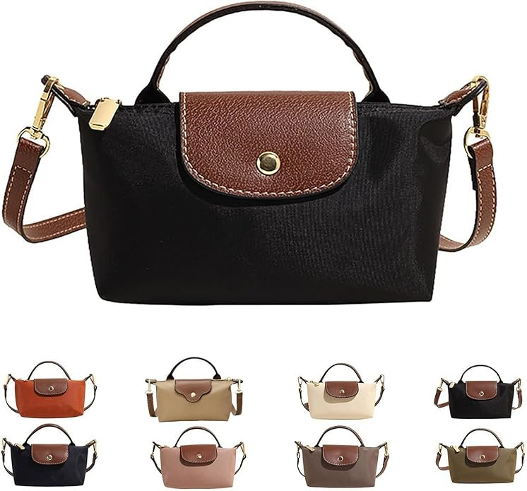 Women's Fashion Colorblock Mini Crossbody Bag, Solid Color Square Purse with Adjustable Strap, La... | Amazon (US)