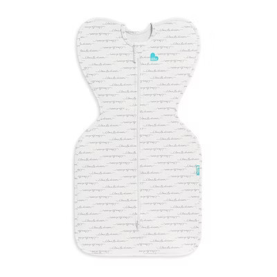 Love to Dream Swaddle Up Sleep Sack- Cotton 1.0 TOG - Dreamer - NB: Easy Fit, Sleeveless, Two-Way Zipper, Typography Pattern | Target