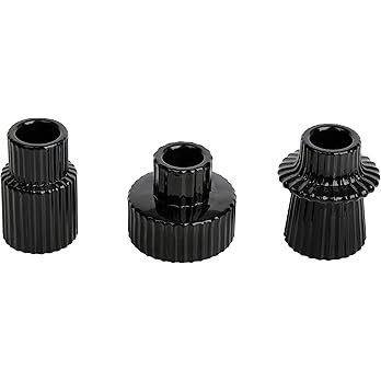 Vixdonos Taper Glass Candlestick Holders Tealight Candle Holders for Table Centerpieces, Wedding ... | Amazon (US)