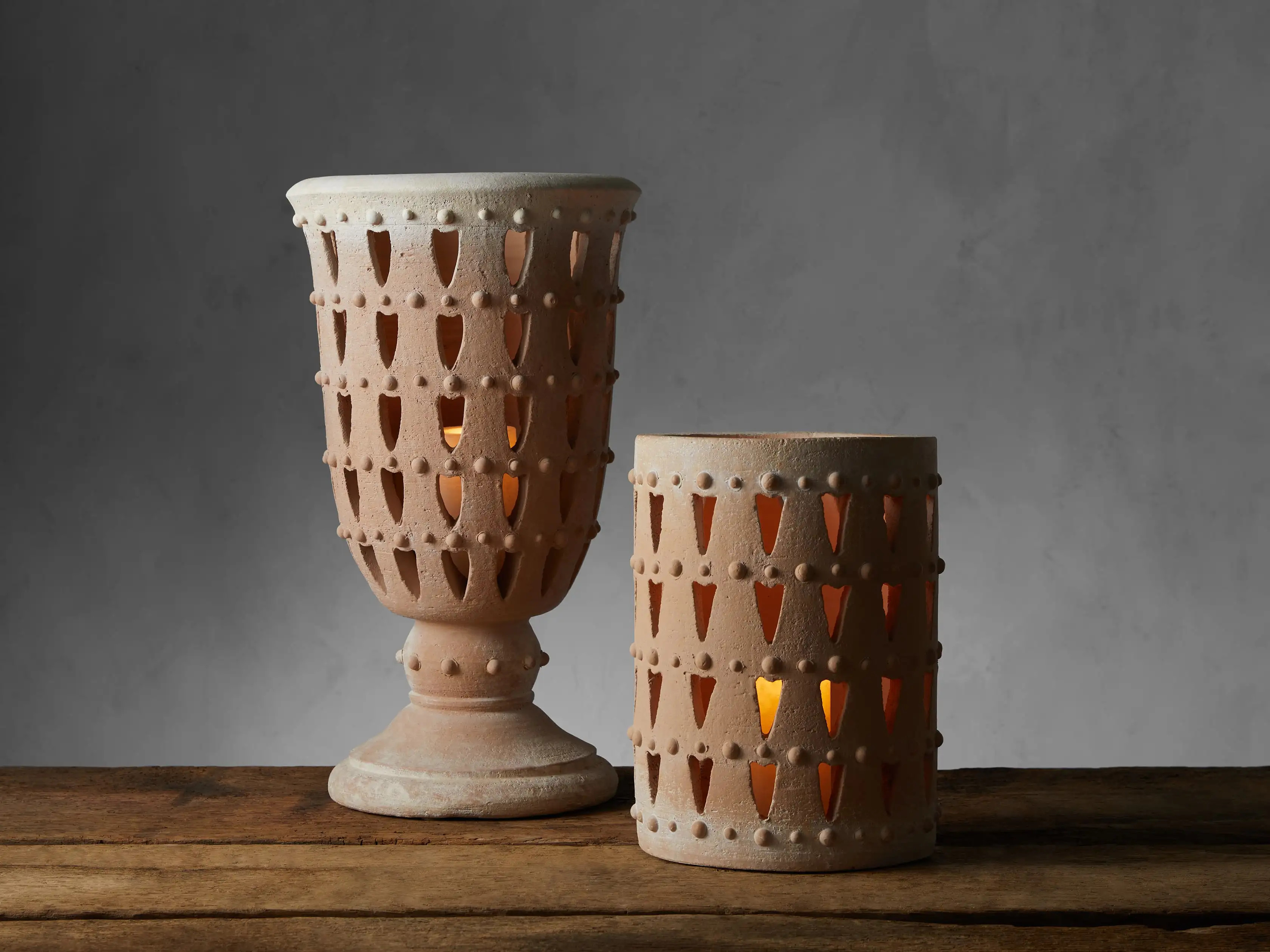 Small Isla Pierced Hurricane | Arhaus