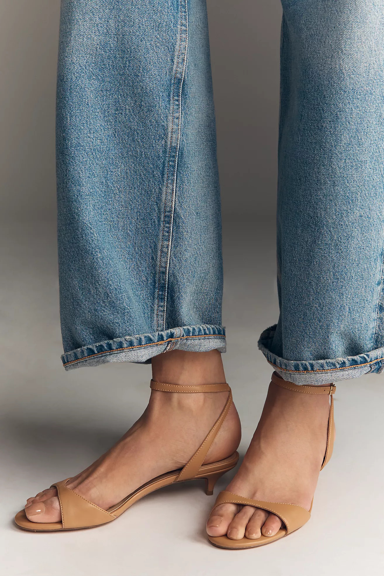 Silent D Terry Strappy Kitten Heels | Anthropologie (US)