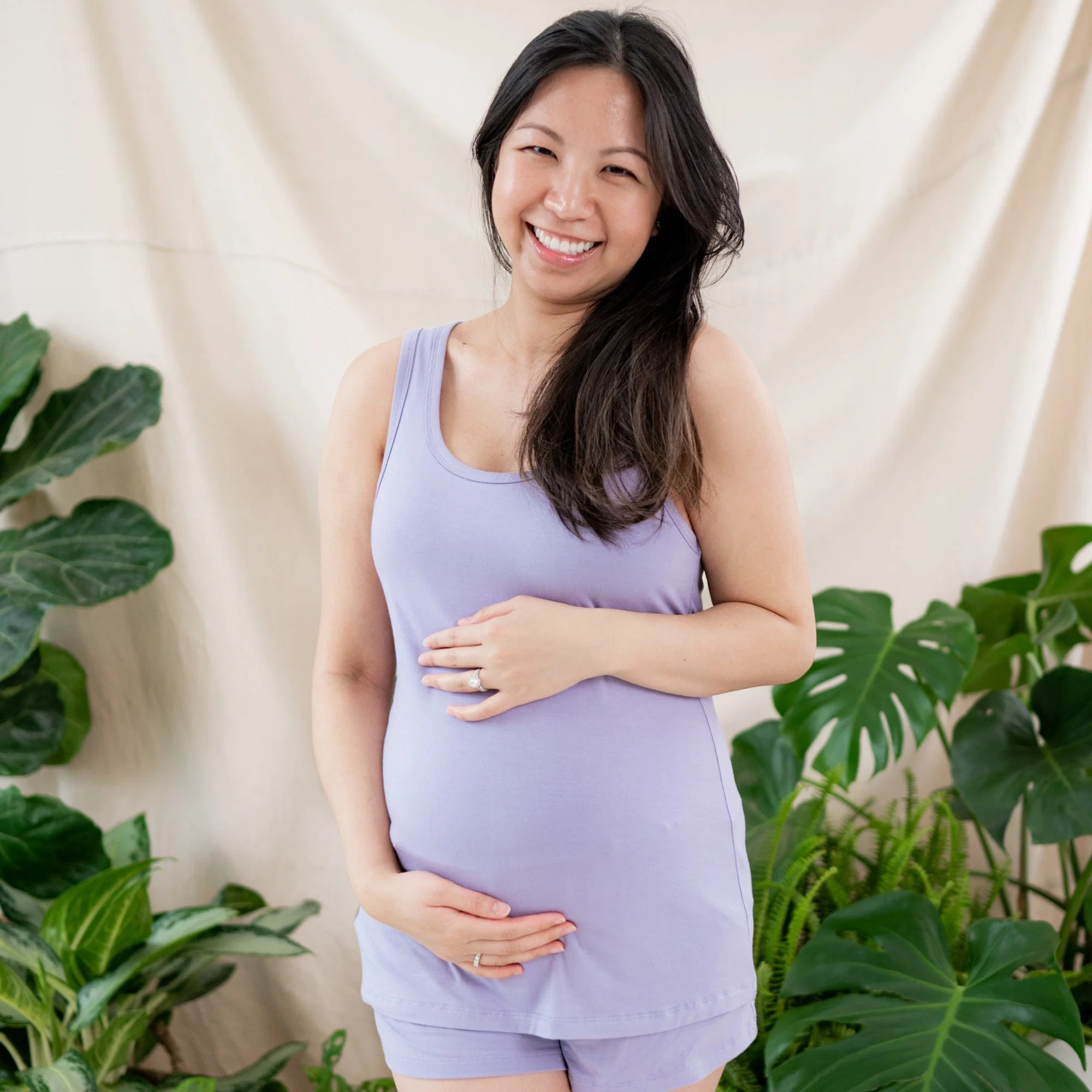 Women’s Tank Set in Taro | Kyte BABY