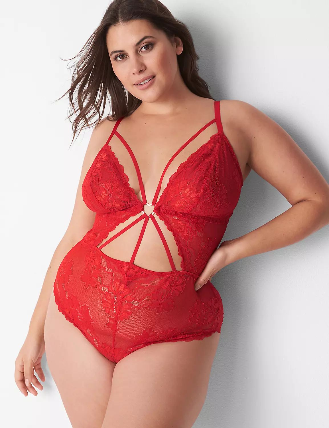 Lace Heart Bodysuit | LaneBryant | Lane Bryant (US)