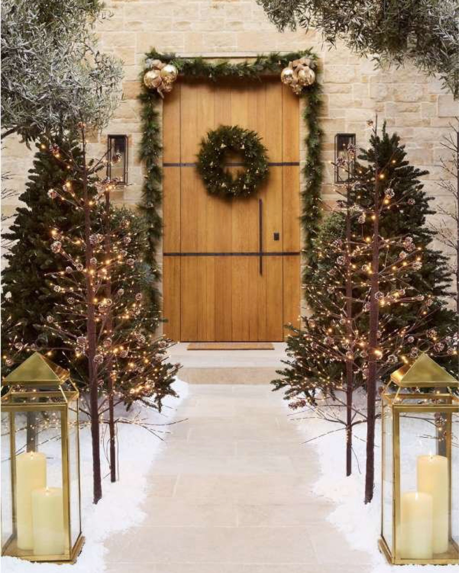 ✨BLACK FRIDAY SALE✨
Create an enchanting holiday atmosphere with this beautifully curated collection of rustic glam decor. Featuring a lit twinkling twig and pinecone tree, this piece exudes natural charm with delicate lights that add a cozy glow. The golden lantern adds a touch of sophistication, with intricate details and a warm metallic finish perfect for accentuating your festive setup.

Complementing the scene is a faux lit mixed greens wreath and garland, embellished with charming bells that bring a delightful holiday shimmer. The arrangement is complete with a lit ornament and bow swag, combining rustic textures with glamorous accents. Perfect for creating a warm, inviting ambiance that blends earthy elements with festive elegance.

#LTKCyberWeek #LTKHome #LTKHoliday