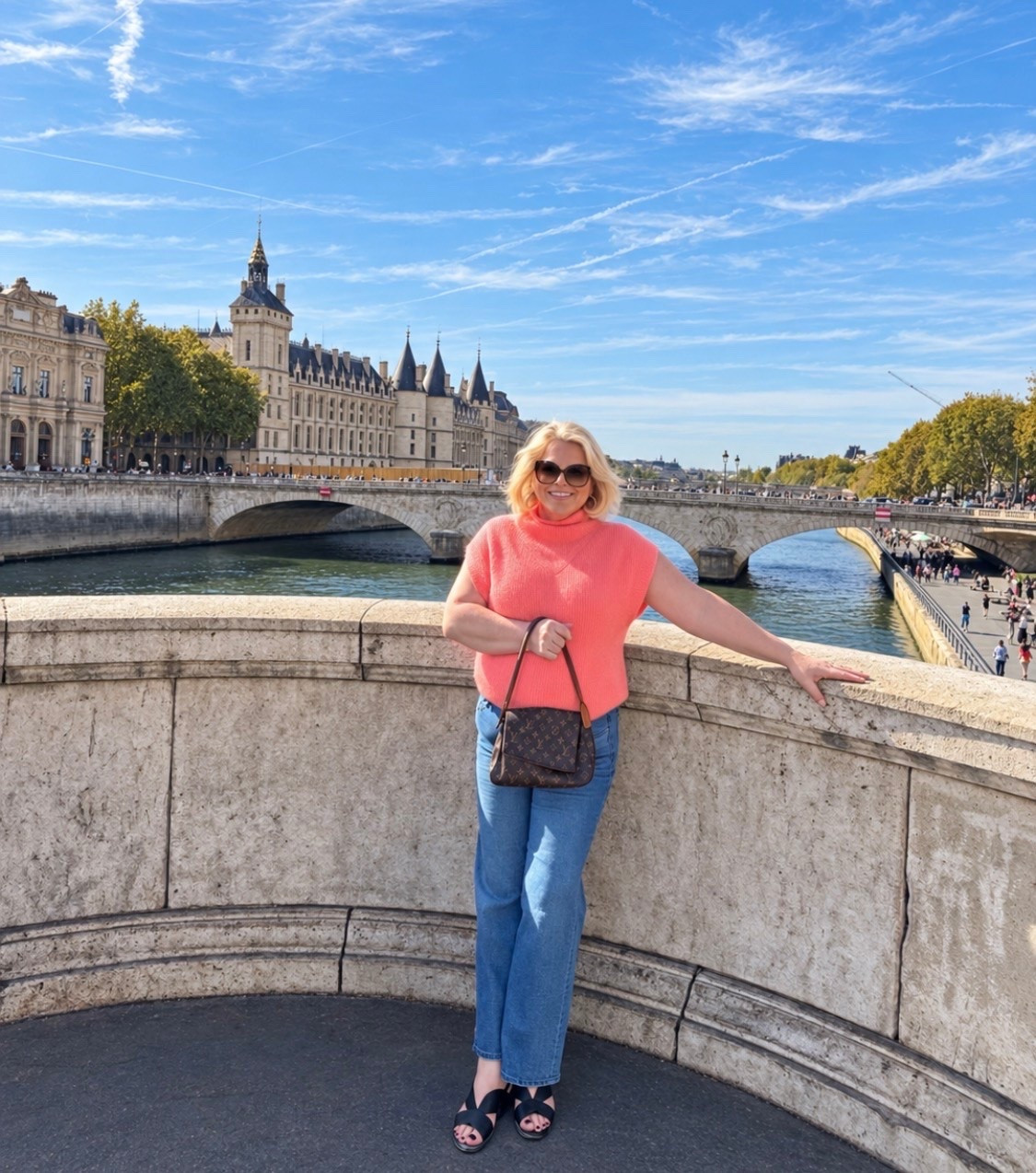 I love Paris in the fall!!!!
The weather is perfect. This sleeveless cashmere top is perfect now and for when it gets cooler.
Travel, vacation . Europe   Over40 , Anthropologie

#LTKvlog #LTKSeasonal #LTKTravel