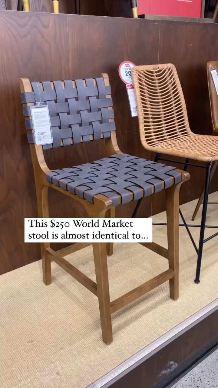 World market store outdoor stool