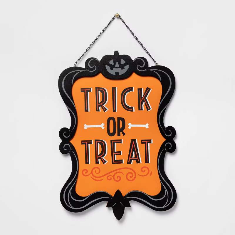 Trick or Treat Wood Halloween Wall Sign - Hyde & EEK! Boutique™ | Target