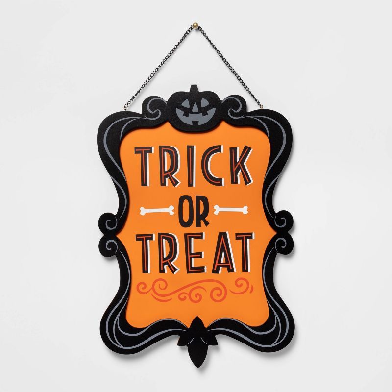 Trick or Treat Wood Halloween Wall Sign - Hyde &#38; EEK! Boutique&#8482; | Target