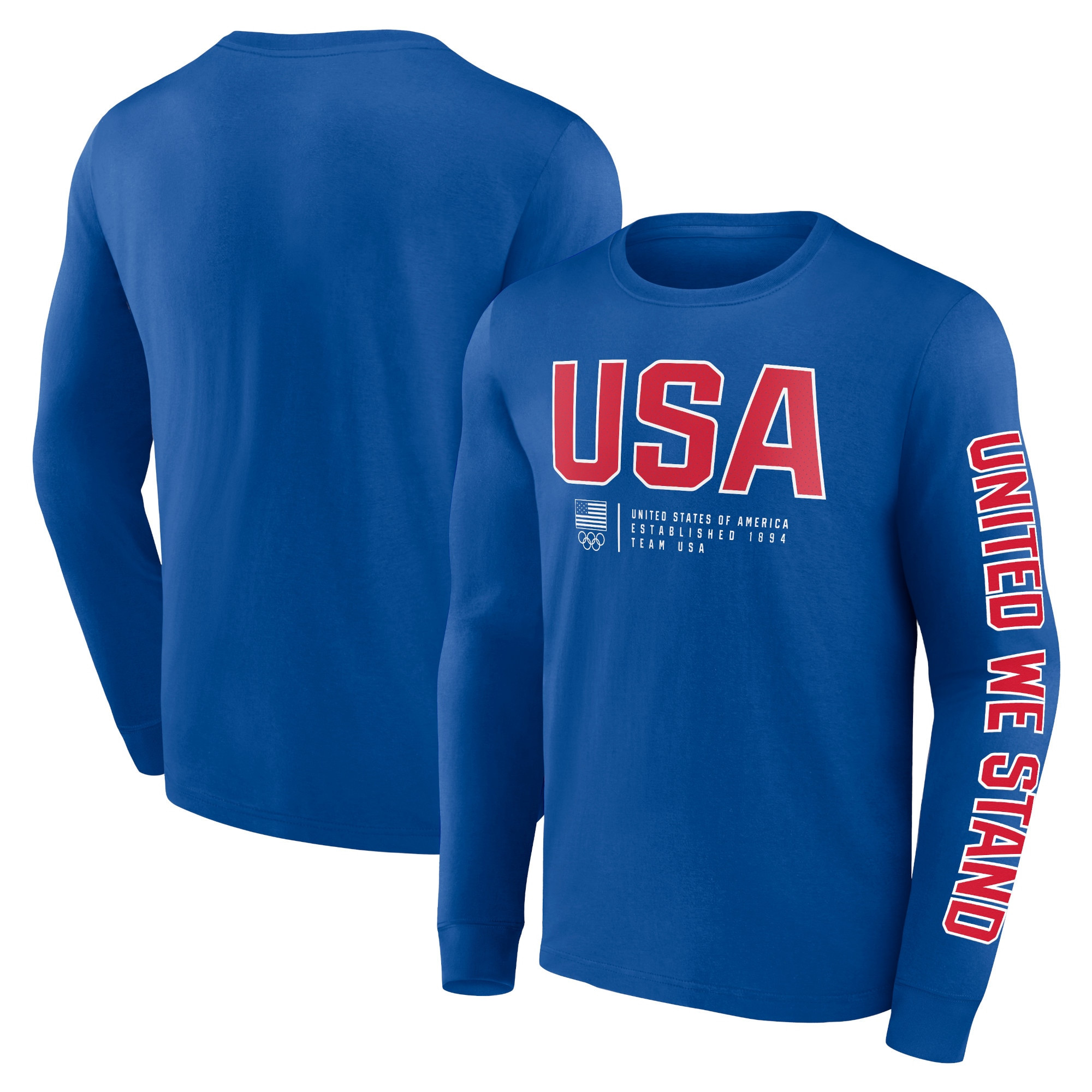 Team USA Fanatics Strive For Gold Long Sleeve T-Shirt - Royal | Fanatics