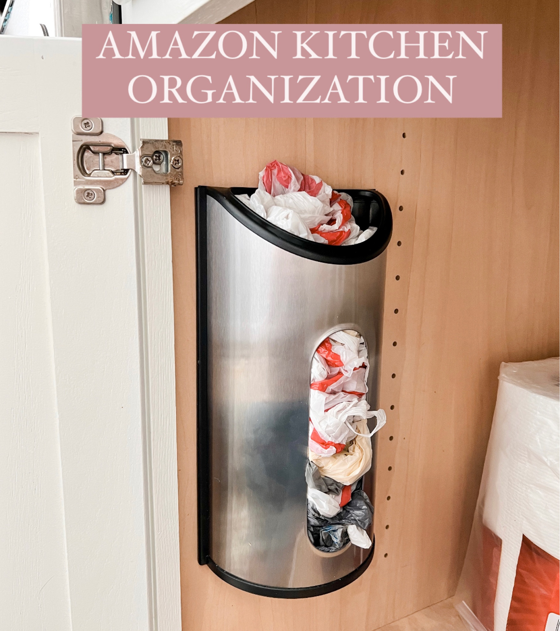 Plastic bag organizer from amazon. We put this under our kitchen sink.

Amazon Organization, kitchen Organization, kitchen organizer, plastic bag organizer, trash bag organizer, amazon prime day, prime day 2023, prime day deals, amazon finds, prime day, under the sink organizer #LTKxPrimeDay

#LTKunder100 #LTKSeasonal #LTKstyletip #LTKhome #LTKFind #LTKsalealert #LTKunder50