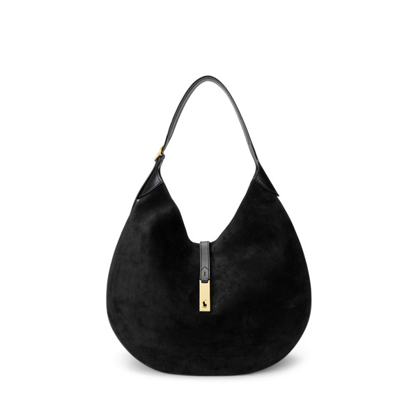 Polo ID Suede Large Shoulder Bag | Ralph Lauren (UK)