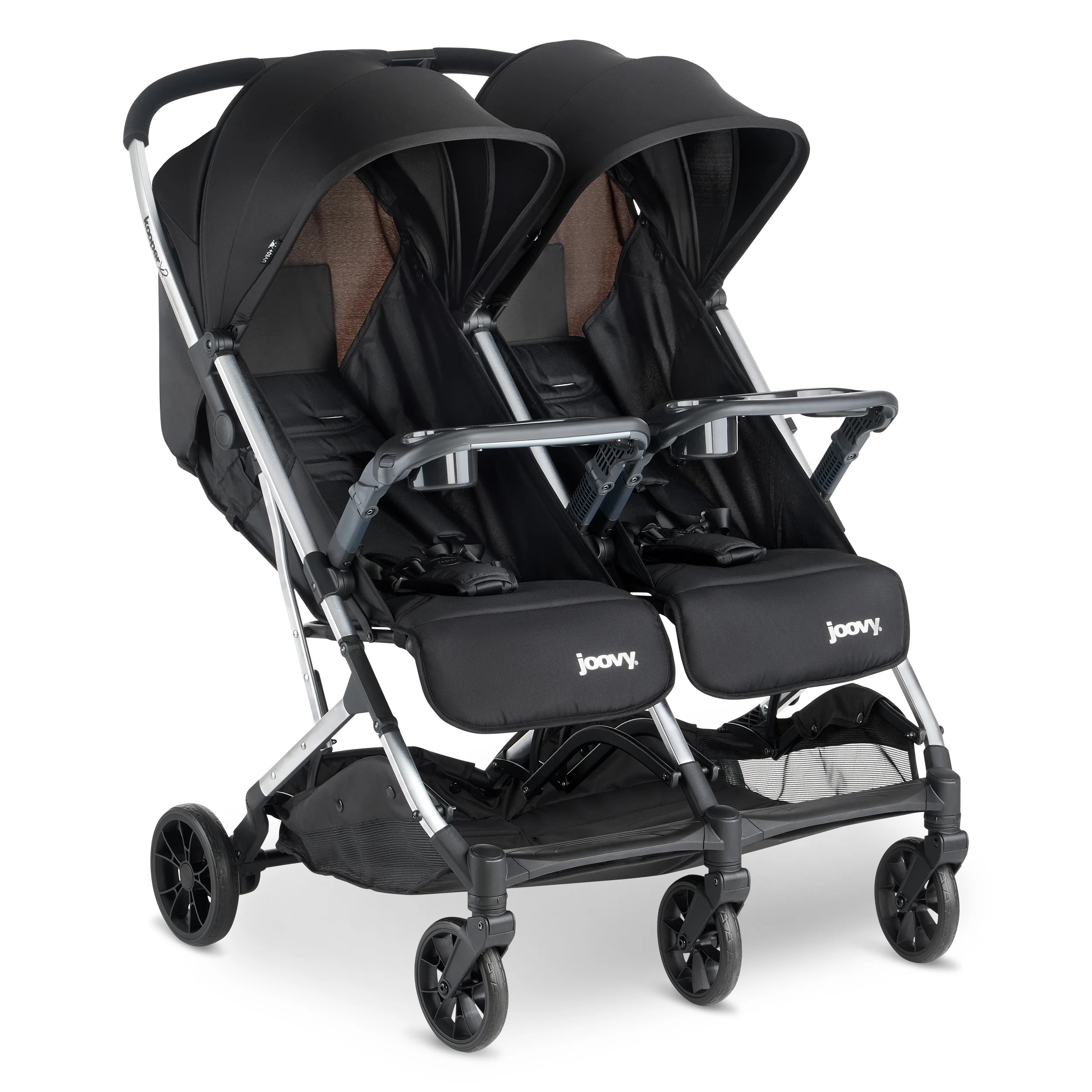 Joovy® Kooper X2, Compact Double Stroller in Black | Walmart (US)