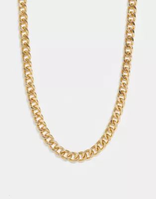 ASOS DESIGN short chunky chain in gold tone | ASOS (Global)