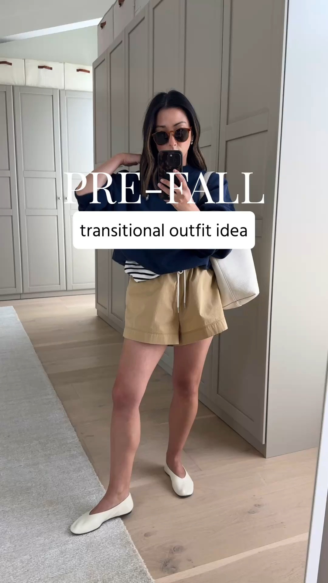 Daily outfit: this khaki color in summer more please! 

Kule tee medium
J.crew shorts small - run big and short 🫠 
Reformation flats 5
Polo sweatshirt small
Quince tote small
Le specs sunglasses 
Dorsey James necklace 15”
Electric Picks earrings

summer outfits, petite style, summer style

#LTKmomlife #LTKootd #LTKPetite
