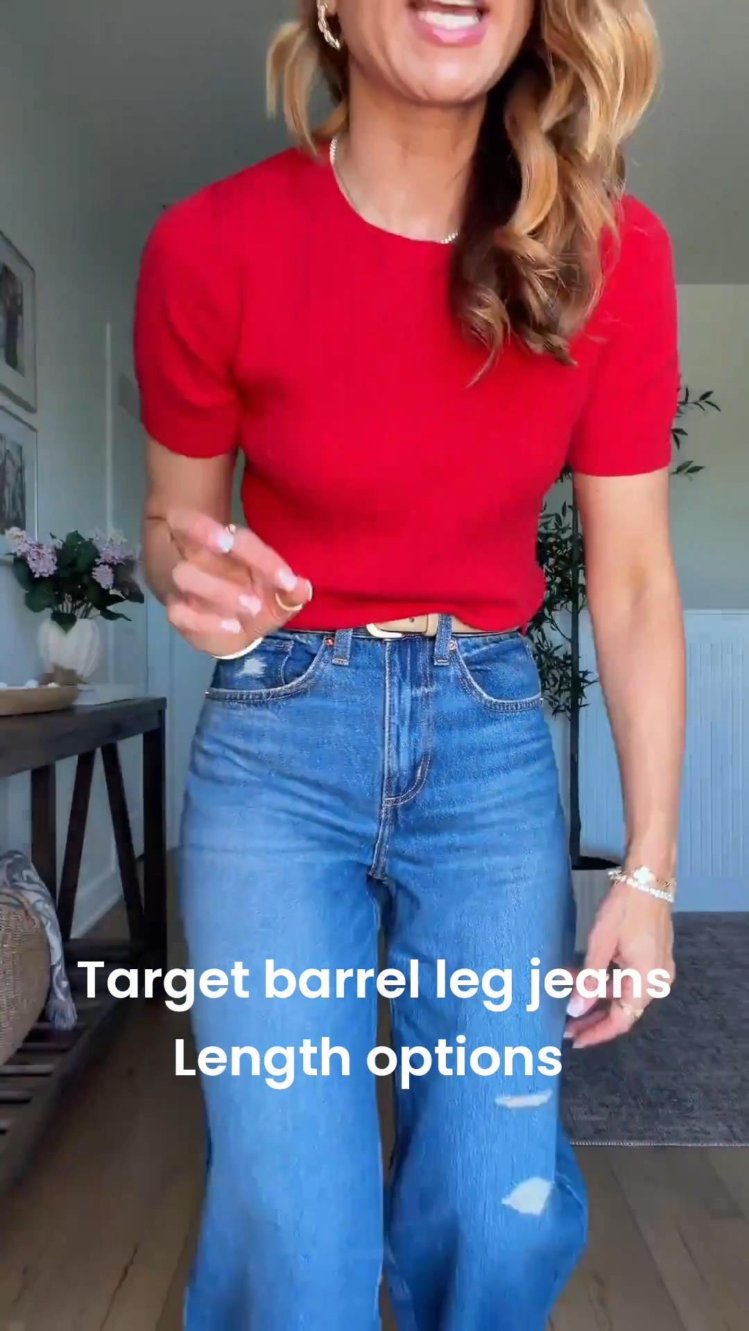 I bought all of the new Target arrivals - here’s what’s worth it! Barrel leg jeans in 00  short. Sweater top in XS. Fall outfit. Fall style. Summer outfit. Summer style.
Elevated casual outfit. Mom outfit.

#LTKootd #LTKgrwm #LTKPetite