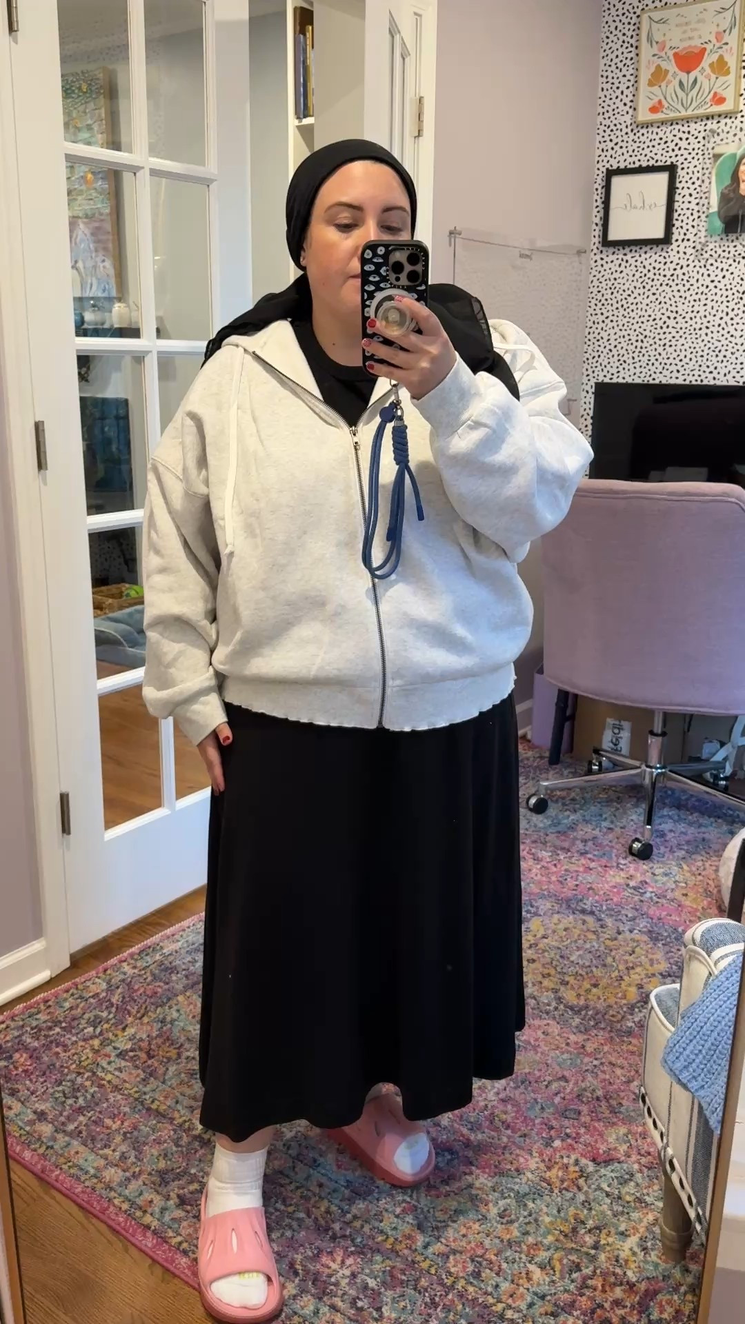 LOVE this zip up. The frilly bottom is ADORABLE. I’m wearing a 1X, which is sold out, but I think the XXL would be comparable!

#LTKFindsUnder50 #LTKStyleTip #LTKPlusSize