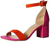 CL by Chinese Laundry Women's Jody Heeled Sandal, Orange/hot Pink Suede, 7.5 M US | Amazon (US)