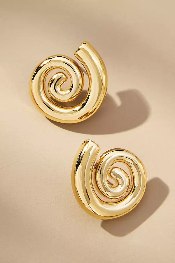 Swirl Shell Post Earrings | Anthropologie (US)