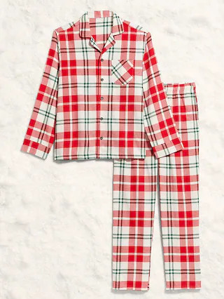 Plaid Flannel Pajama Set for Men | Old Navy (CA)