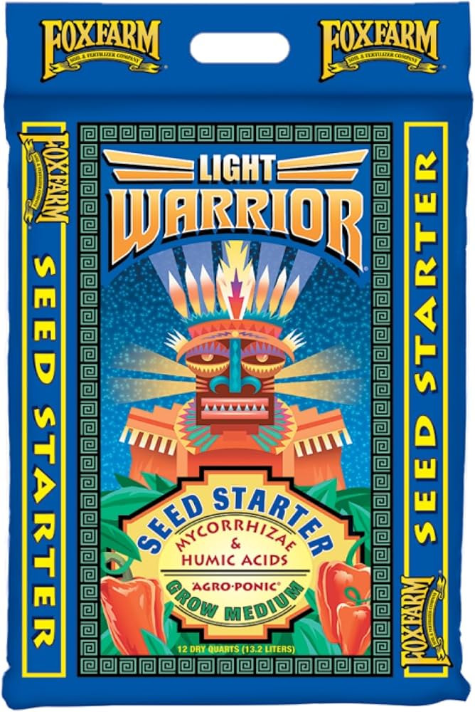 FoxFarm Light Warrior Seed Starter Growing Medium, 12 Quart - Beneficial for Seed Germination and... | Amazon (US)