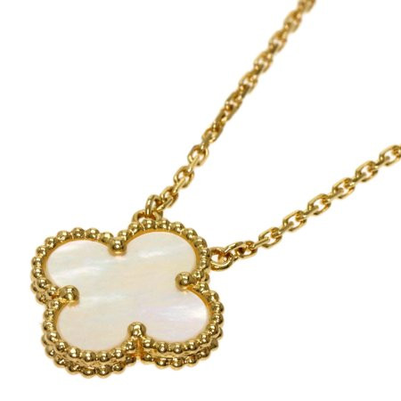 Authenticated Used Van Cleef & Arpels Alhambra Necklace 18k Yellow Gold Ladies | Walmart (US)