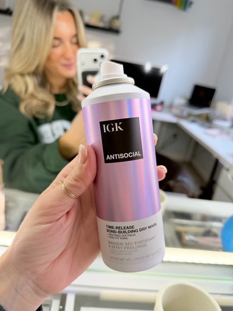 The overnight hair mask that brings dull hair back to life!!

IGK Hair, Antisocial Dry Hair Mask, hair favorites, beauty, clean girl aesthetic, affordable beauty, hair repair, hair care

#LTKBeauty #LTKFindsUnder50 #LTKStyleTip