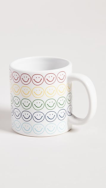 Sweet Stripes Mr. Smiley Mug | Shopbop