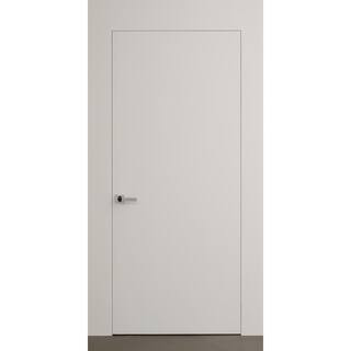 Invisible Reverse Frameless 30in. x 80in. Right Hand Primed White Wood Single Prehung Interior do... | The Home Depot