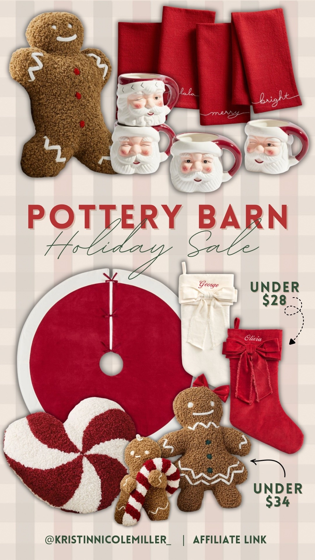 Pottery Barn’s holiday sale is happening now!! so many great deals on classic heirloom Holiday pieces

Seasonal holidays, Christmas, red velvet stockings, mugs, gingerbread favorites, Home family mom favorites

#LTKHoliday #LTKmomlife #LTKSeasonal