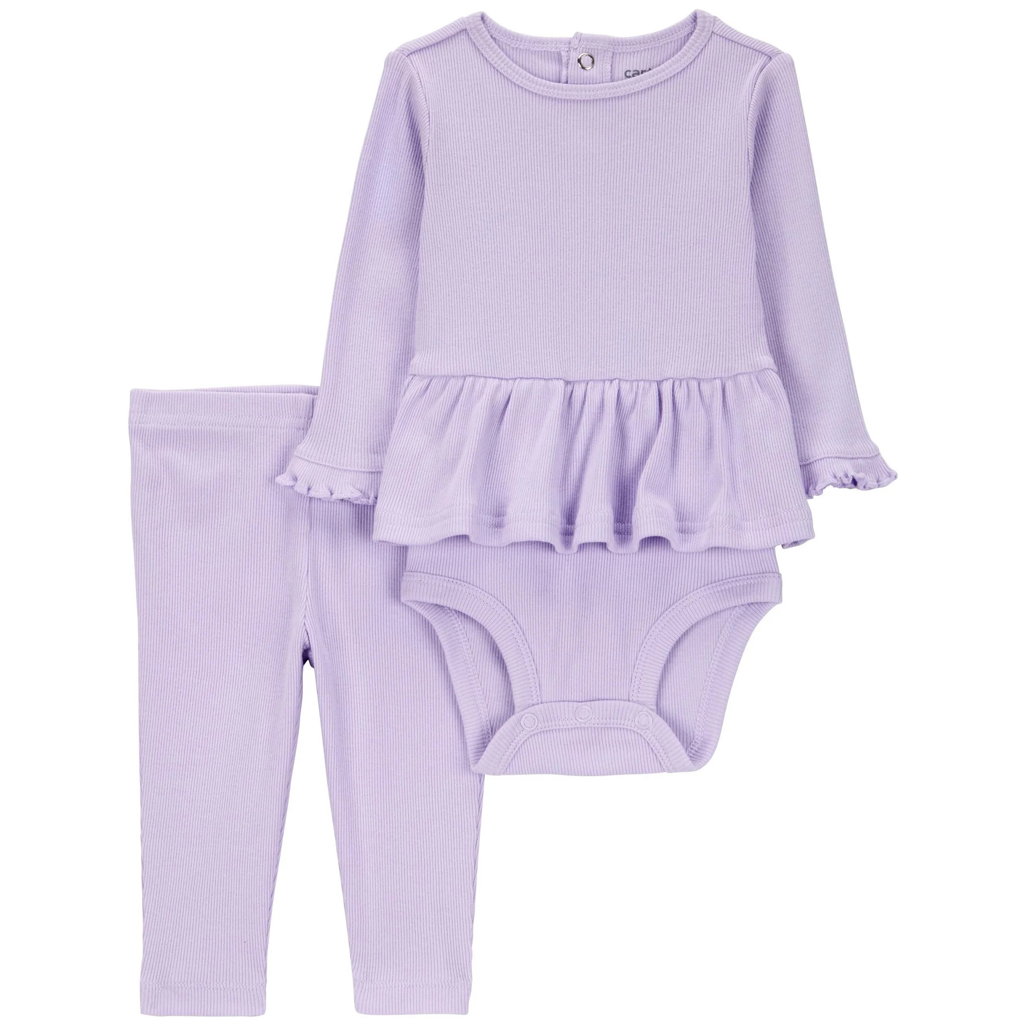 Carter's Child of Mine Baby Girl Outfit Set, 2-Piece, Sizes 0/3-24 Months | Walmart (US)