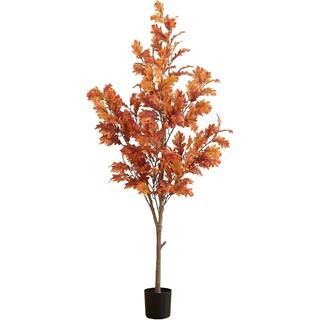 HOME IMPORTS EMPORIUM 5 ft. Autumn Oak Artificial Fall Tree T4548-568-HD - The Home Depot | The Home Depot