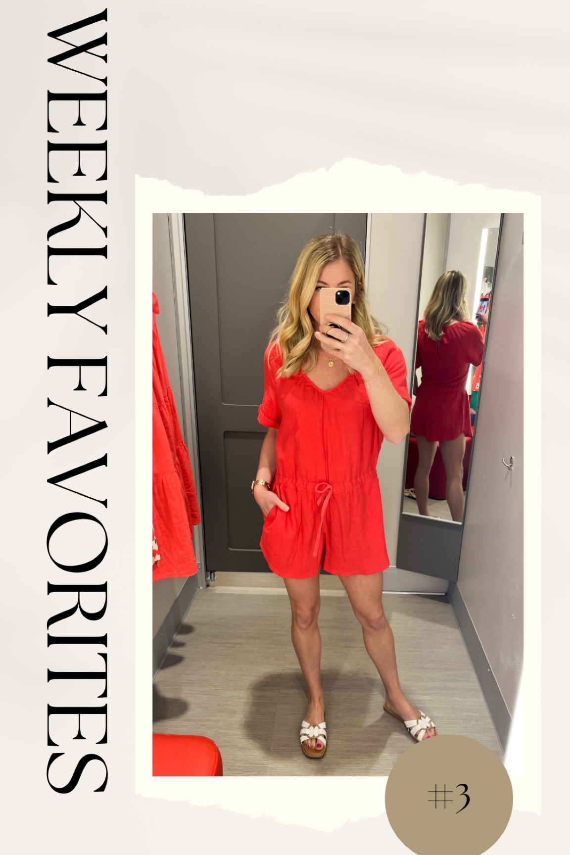 Weekly favorites: the cutest romper currently 20% off! Available in a few colors. Size XS