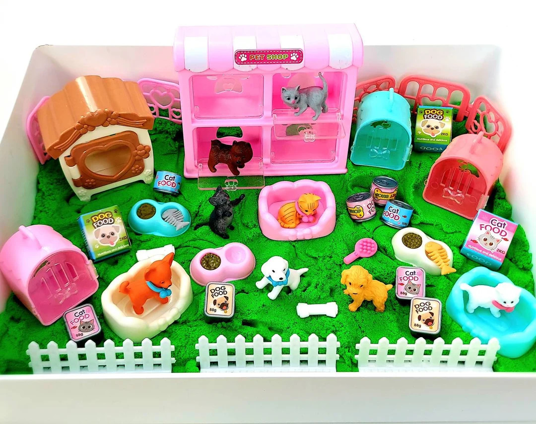 Pet Sensory Bin, Sensory Bin, Sensory Kit, Sensory Kit for Kids, Girls Sensory Kit, Sensory Kit B... | Etsy (US)