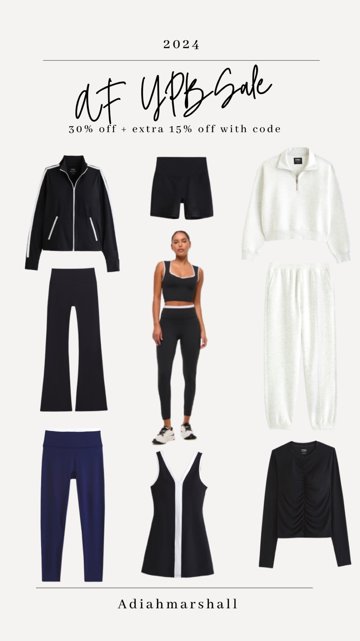 Abercrombie YPB sale 
30% off of active wear with an extra 15% off with code AFYPB

I wear a small in tops and small in bottoms 