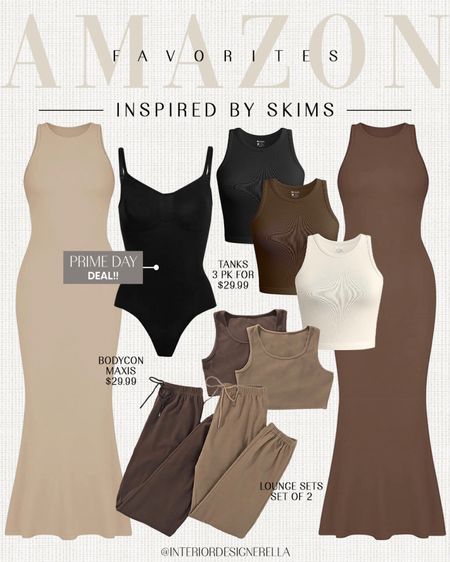 Amazon finds with SKIMS vibes!✨ PRIME DAY shapewear + $29.99 3pk tanks!✨Click on the “Shop Amazon Prime Day” collections on my LTK to shop!🤗 Have an amazing day!! Xo!!



#LTKsalealert #LTKxPrimeDay #LTKFind
