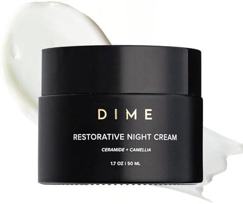DIME Beauty Restorative Night Cream, Facial Moisturizer with Ceramides and Sea Buckthorn, 1.7 oz ... | Amazon (US)