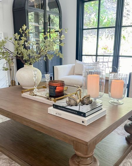Coffee table styling! 

Greenery stems: 6 total
Hurricane candles: 12.5” & 9.5”


#LTKFindsUnder50 #LTKStyleTip #LTKHome