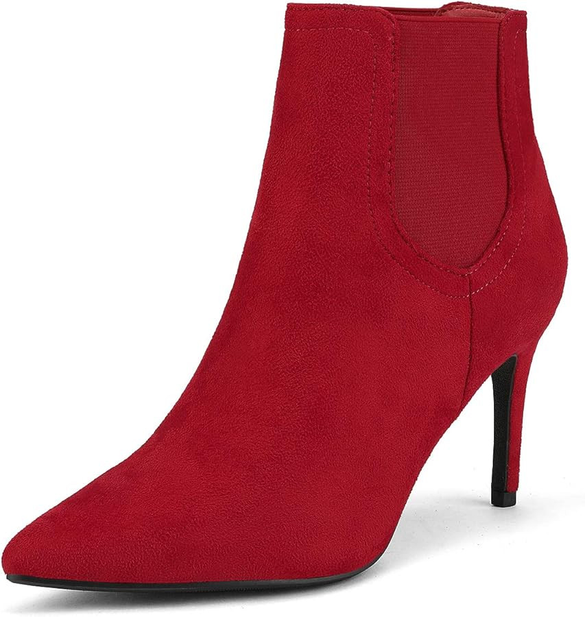 DREAM PAIRS Women's Pointed Toe Stiletto High Heel Ankle Booties | Amazon (US)