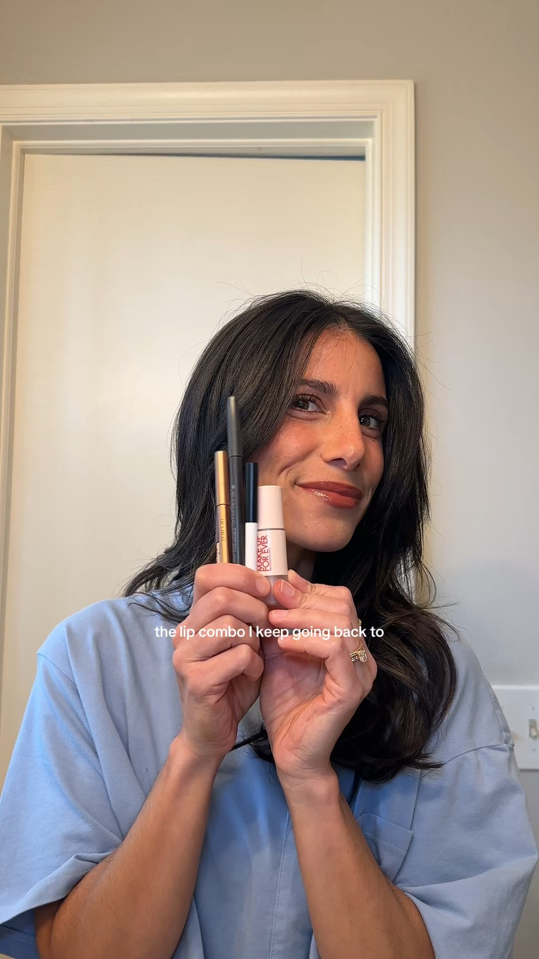 A new go to lip combo. Recently used this combo with wedding guest makeup!

Shades:
Makeup forever limitless brown and super boost clear gloss
Mac whirl
Makeup by Mario rich mauve
Charlotte Tilbury pillow talk

Lip liner, grwm makeup, lipgloss, lip stain, lipstick, easy lip

#LTKgrwm #LTKBeauty #LTKWedding