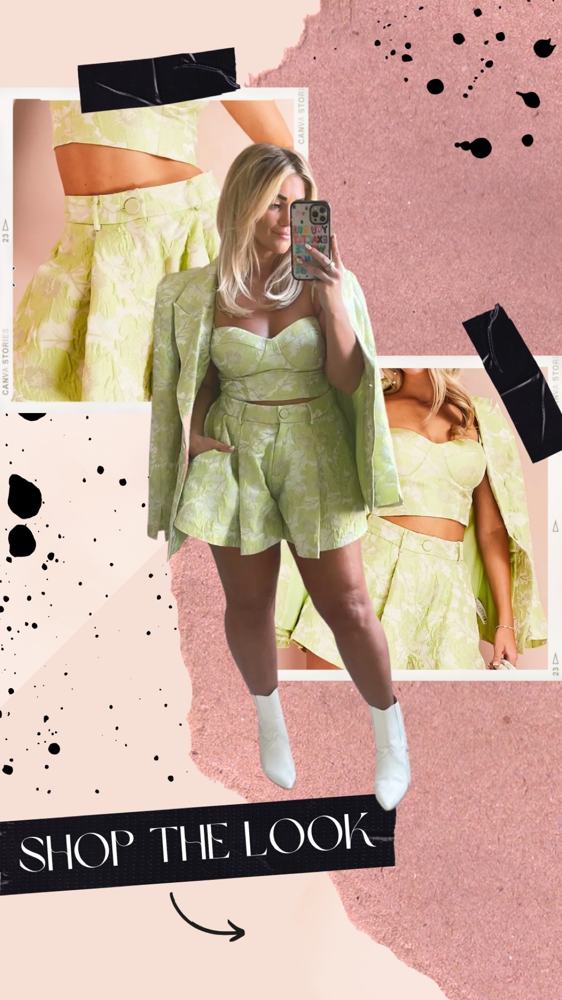 Blazer // 12
Top // 8 
Shorts // 10