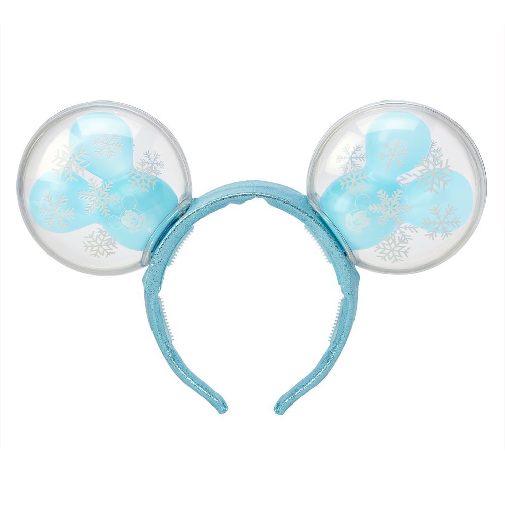 Mickey Mouse Snowflake Balloon Light-Up Ears Headband for Adults | shopDisney | Disney Store